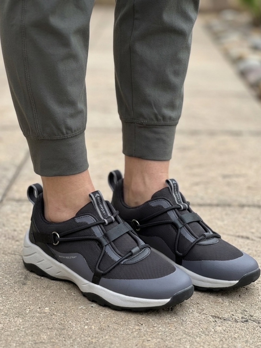 Rockport XCS Water Resistant Black Grey Sneakers Shoes Women’s Size 7 NEW